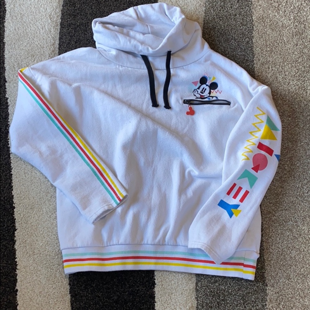 😎 White Mickey Sweatshirt